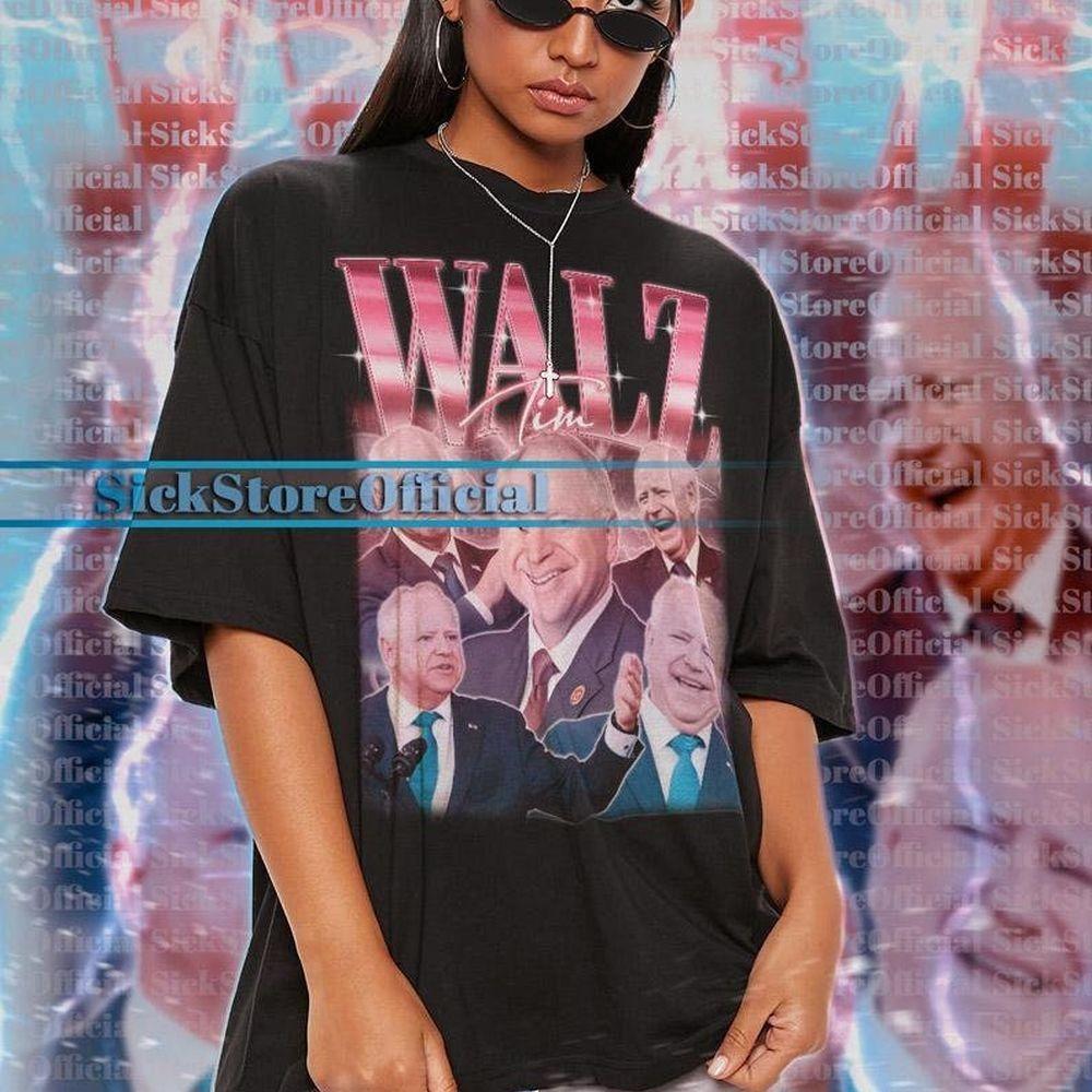 Tim Walz Vintage 4 Vuitino Apparel Tim Walz Vintage 4 Vuitino Apparel